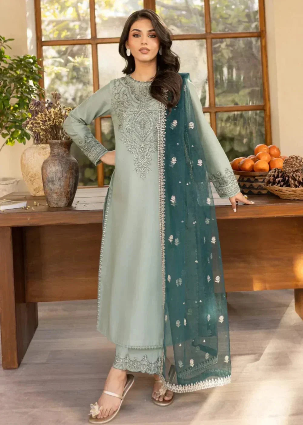 SEA SAND EMBROIDERED 3PCS royal lifestyle collections