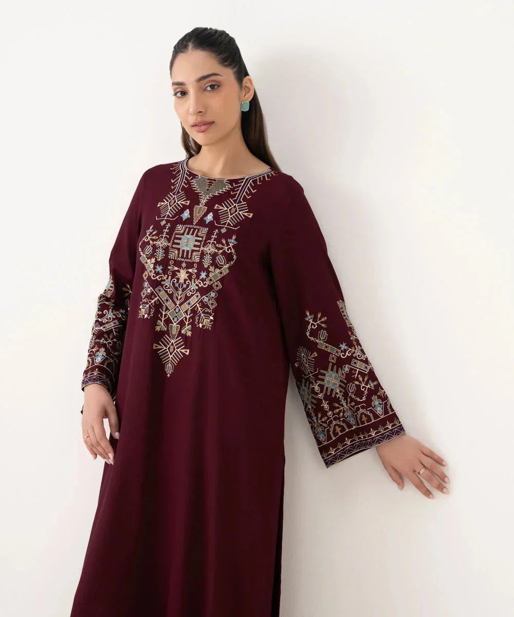 AYZA MAROON 2PCS royal lifestyle collections