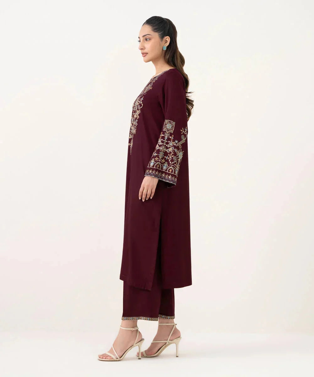 AYZA MAROON 2PCS royal lifestyle collections