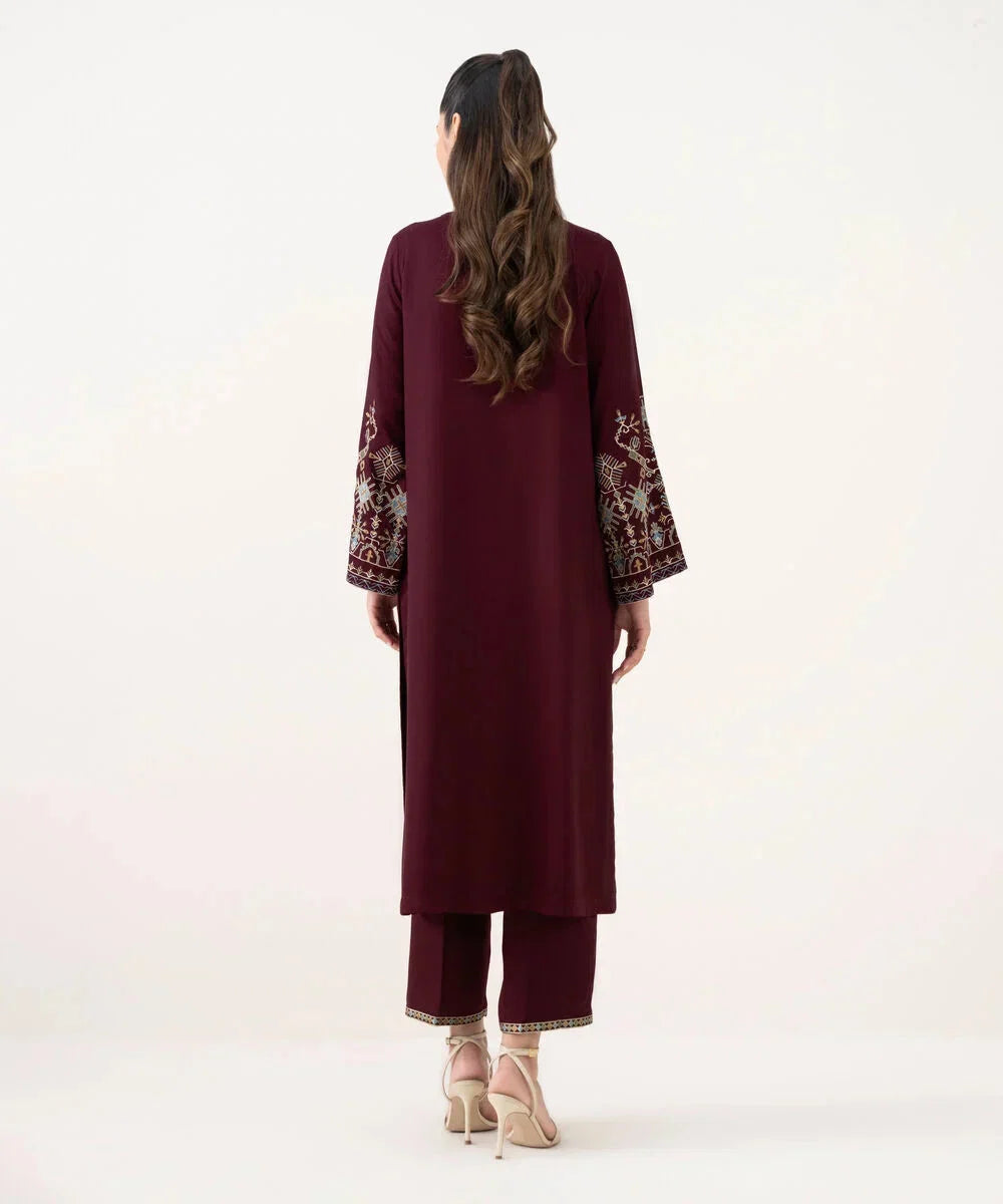 AYZA MAROON 2PCS royal lifestyle collections