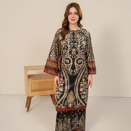 BLACK BLOOM VELVET - 2PCS royal lifestyle collections