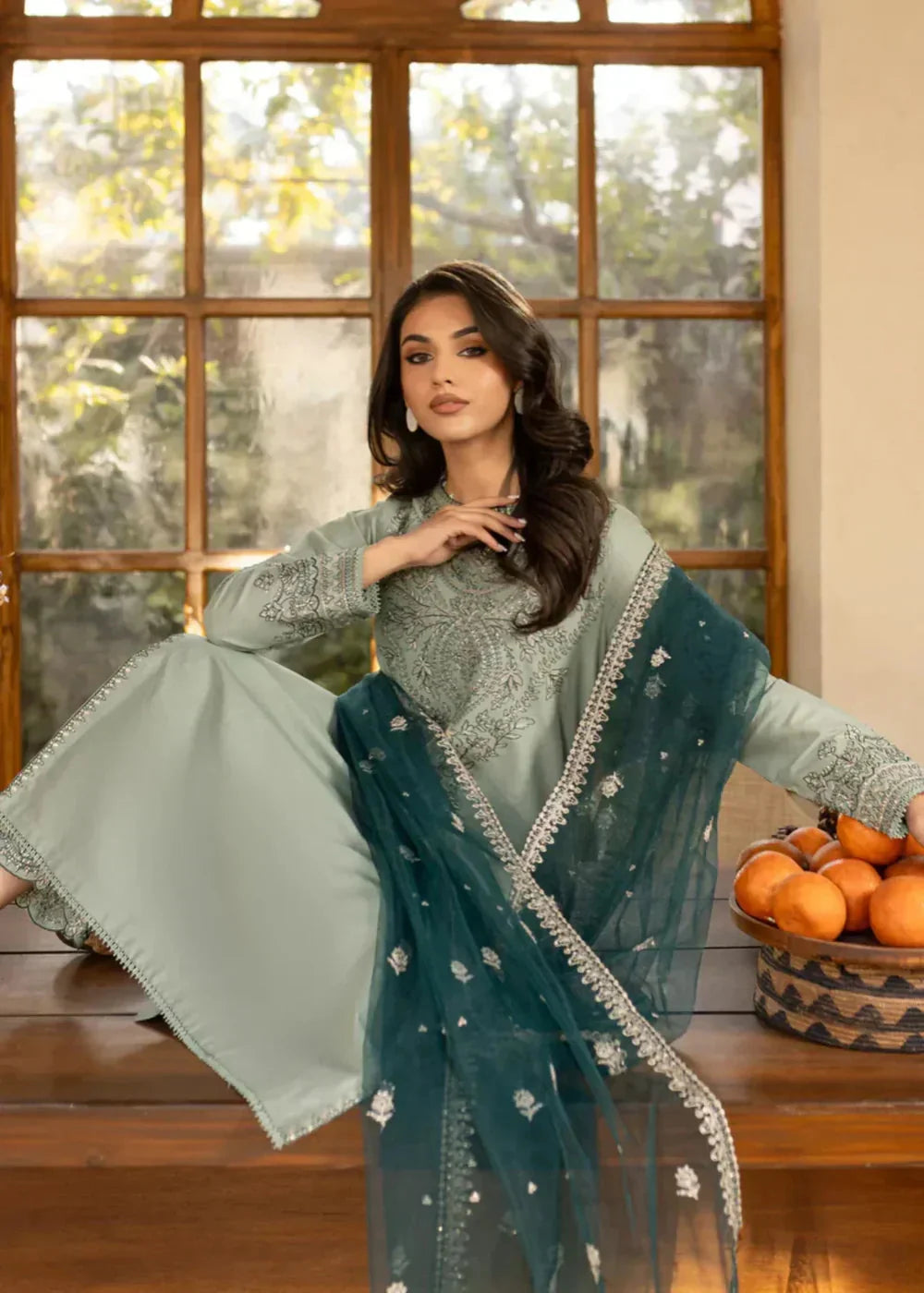 SEA SAND EMBROIDERED 3PCS royal lifestyle collections