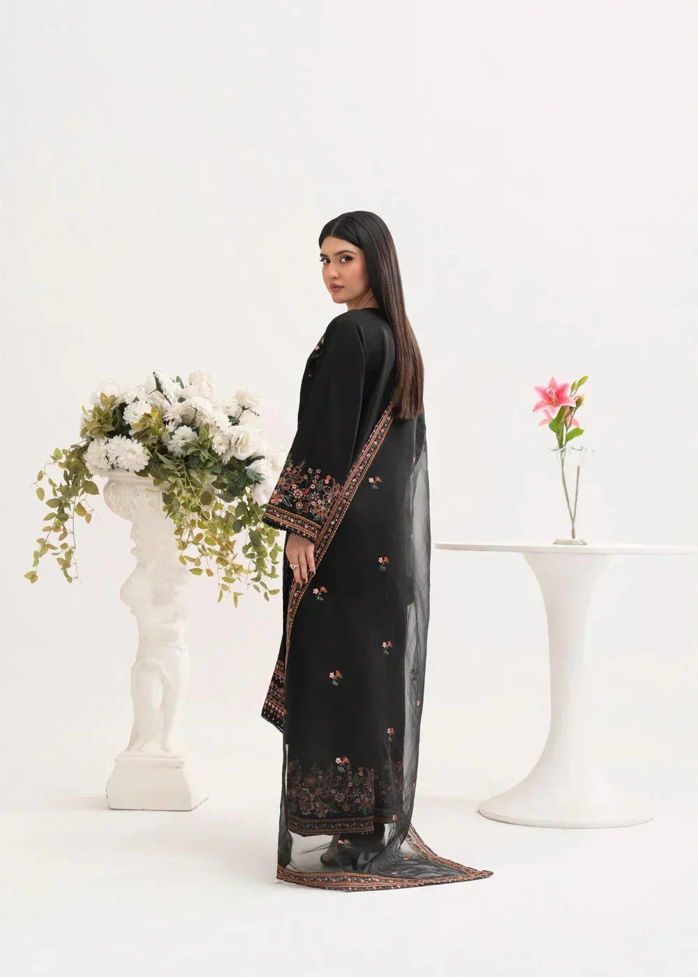 HAREEM EMBROIDERED 3PCS royal lifestyle collections