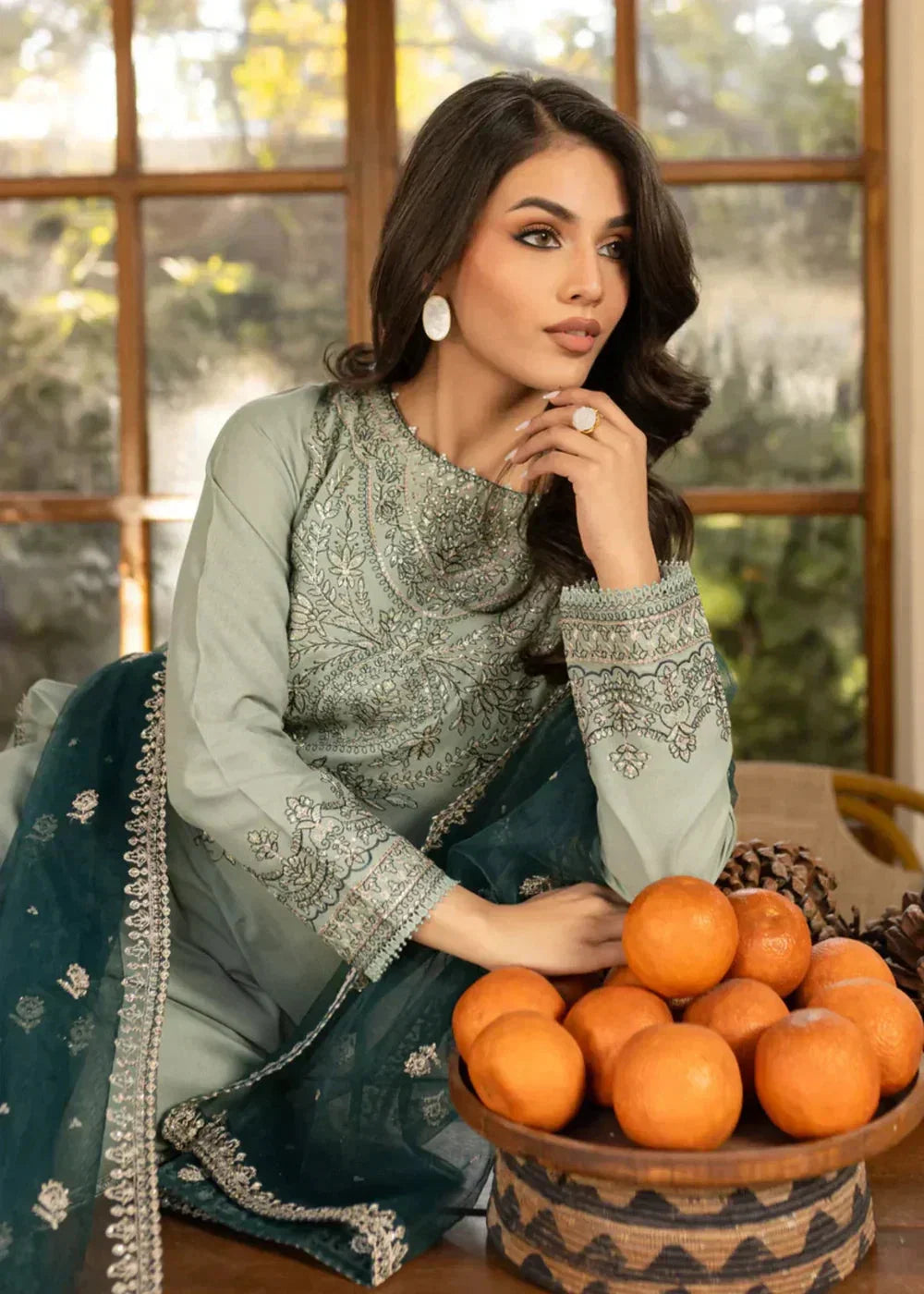 SEA SAND EMBROIDERED 3PCS royal lifestyle collections