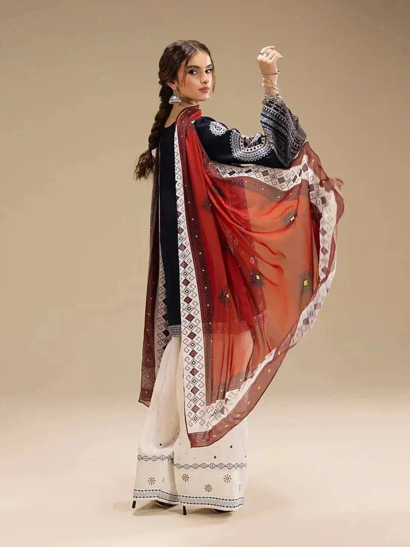 Rangrez – Heavy Embroidered Stitched Suit royal lifestyle collections