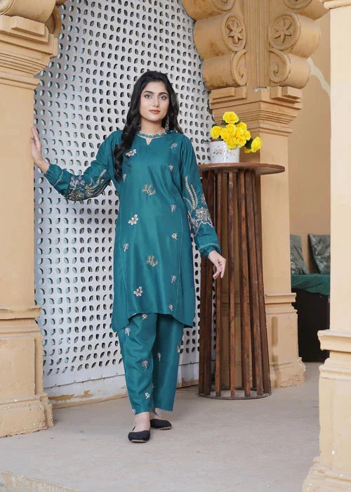 Royal Amiya Embroidered 2pcs Zink Royal Lifestyle Collections