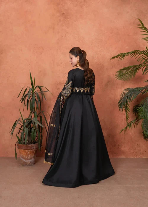 Royal Zuri Black Premium Embroidered 3pcs Royal Lifestyle Collections