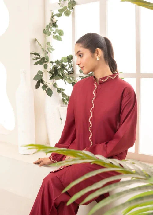 Royal Maroon Ringels 2PC royal lifestyle collections