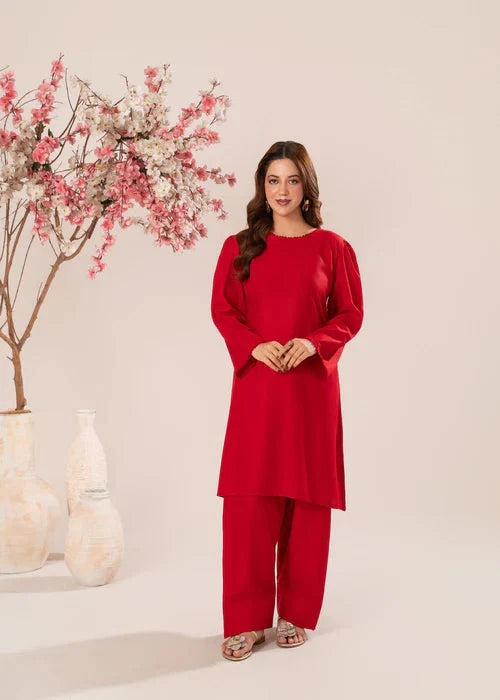Royal Peplum Red 2PC royal lifestyle collections