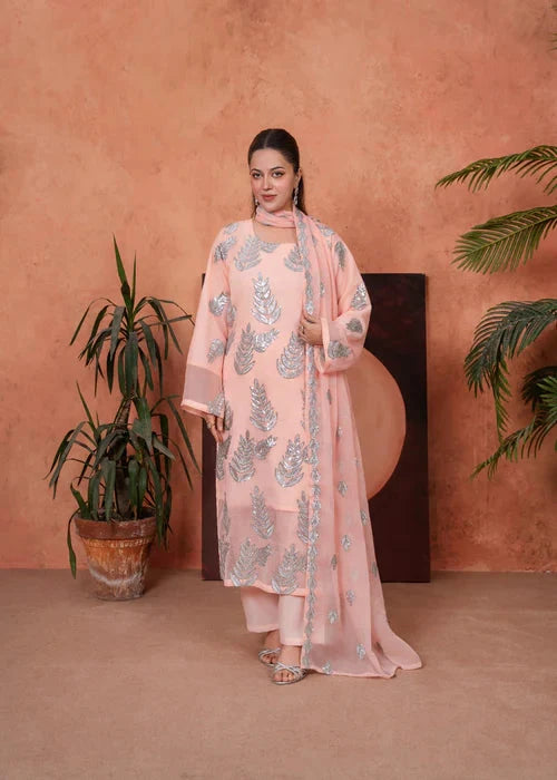 Royal Zirwah Peach 3PC royal lifestyle collections